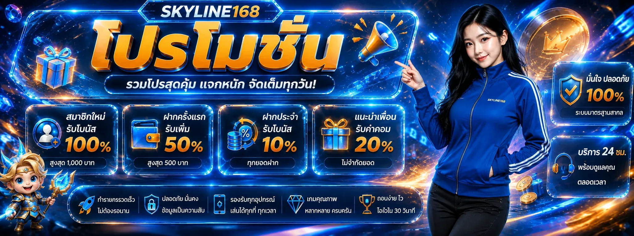 โปรโมชั่น - SKYLINE168